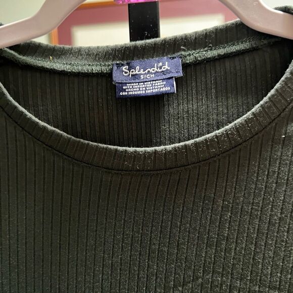 NWOT Forest Green Long Sleeve Top by Splendid Small #116 - Picture 5 of 5